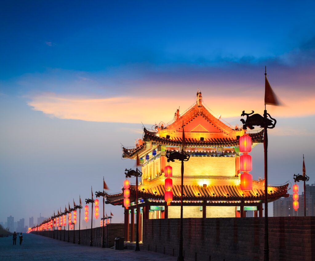 Explore China's Hidden Gems: 14 Must-Visit Destinations for Your Next Adventure 11 ancient xi'an in nightfall