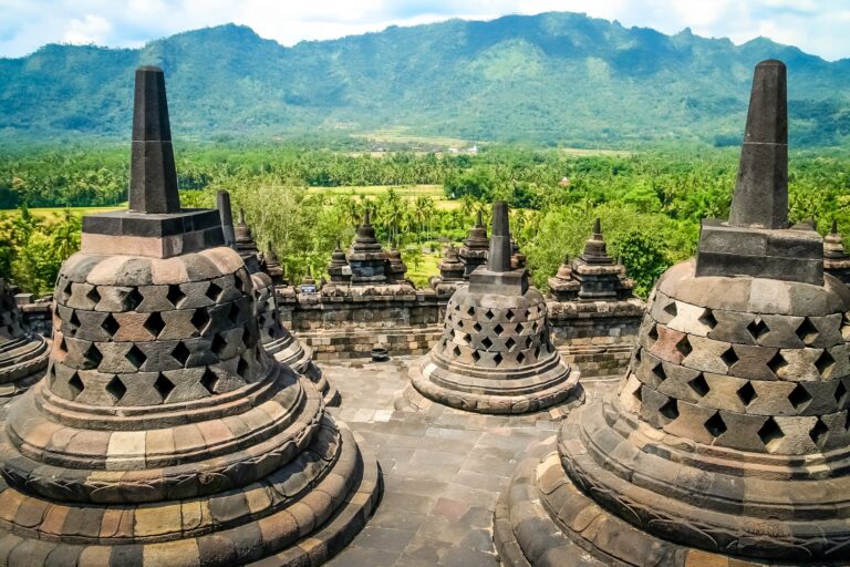 Borobudur Temple in Java