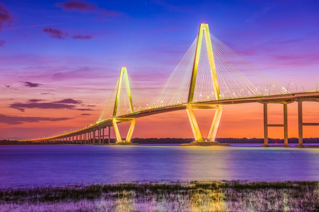 Explore the Charming Wonders: Top 10 Must-Visit Destinations in South Carolina 2 Charleston, South Carolina, USA Bridge