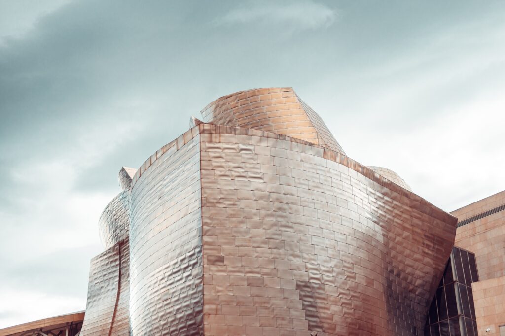 14 Extraordinary Museums You Can’t Miss Around the Globe 9 Detail of the Guggenheim museum building in Bilbao, Spain