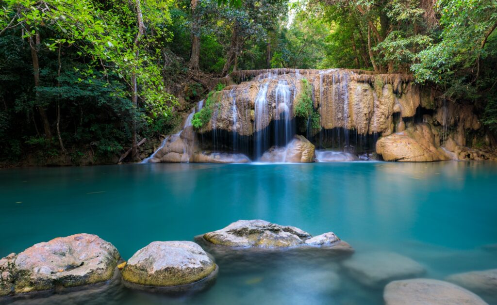 17 Extraordinary Places You Can’t Miss in Thailand 7 Erawan Waterfall, Kanchanaburi, Thailand