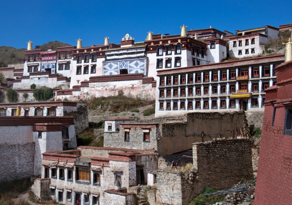10 Extraordinary Monasteries You Must Explore 6 Ganden Monastery - Himalayan Mountains - Tibet