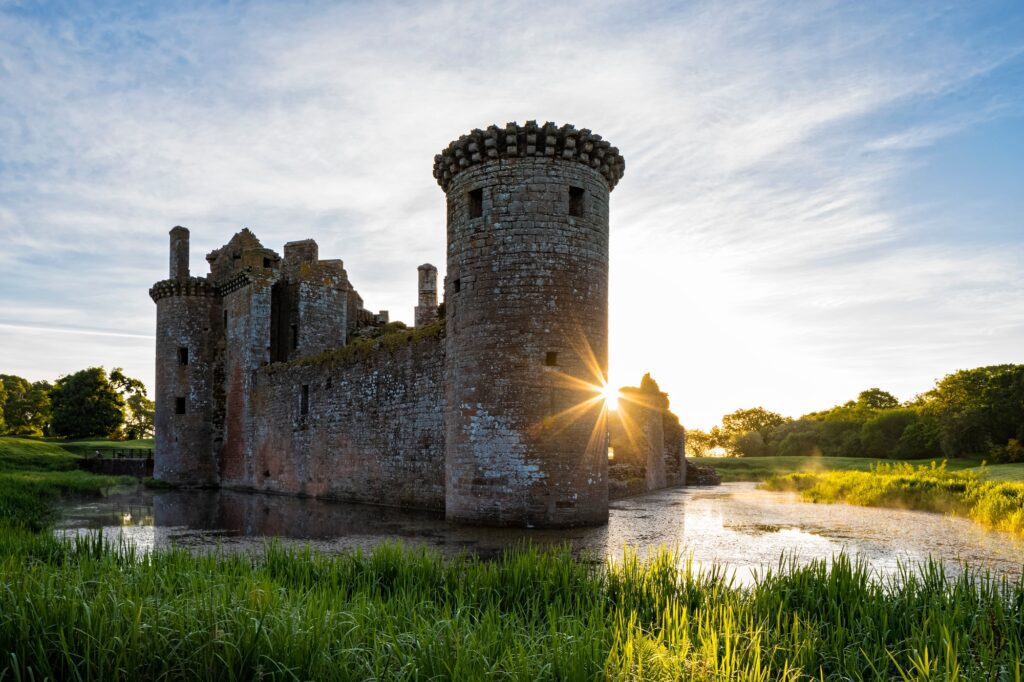21 Enchanting Castles in Scotland You Must Explore 15 Great Britain, Scotland, Dumfries and Galloway, Caerlaverock Castle
