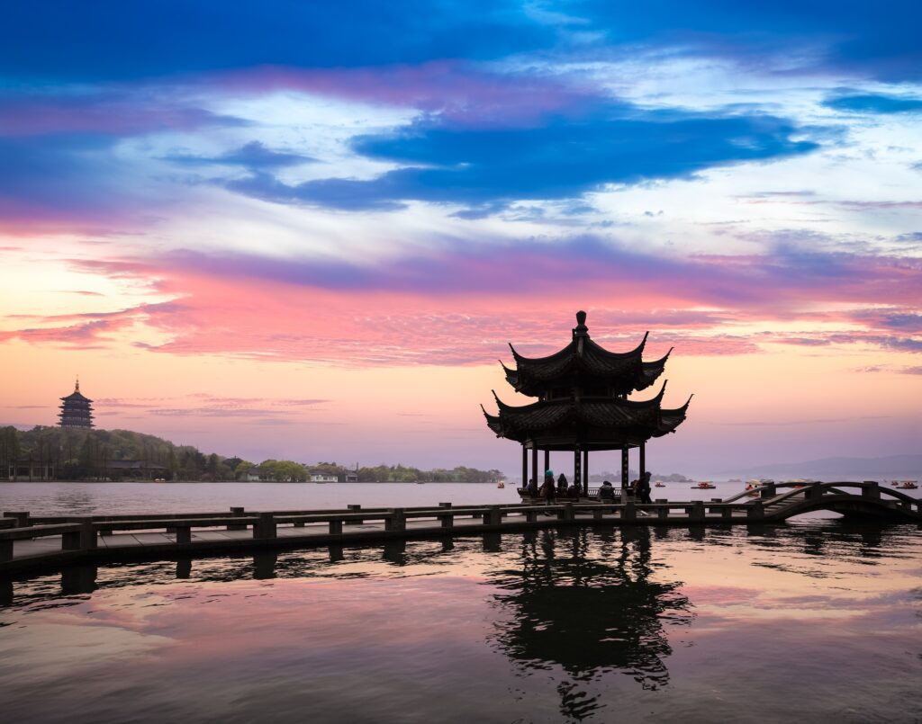 Explore China's Hidden Gems: 14 Must-Visit Destinations for Your Next Adventure 8 hangzhou scenery in sunset