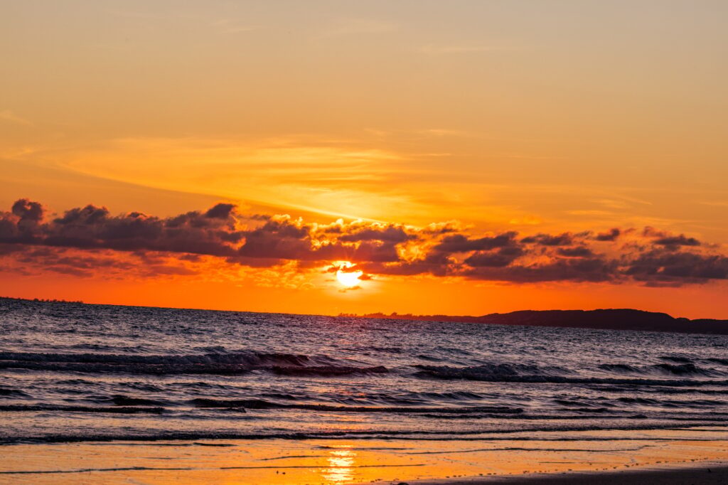 Kenya Landscapes Sunset sand beach ocean ship boat dhow lamu island coast