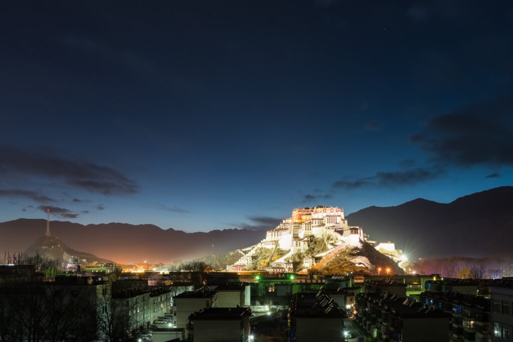Explore China's Hidden Gems: 14 Must-Visit Destinations for Your Next Adventure 10 lhasa city at night