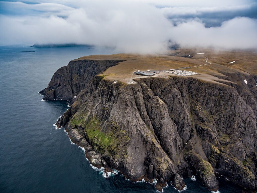 North Cape (Nordkapp) aerial photography,