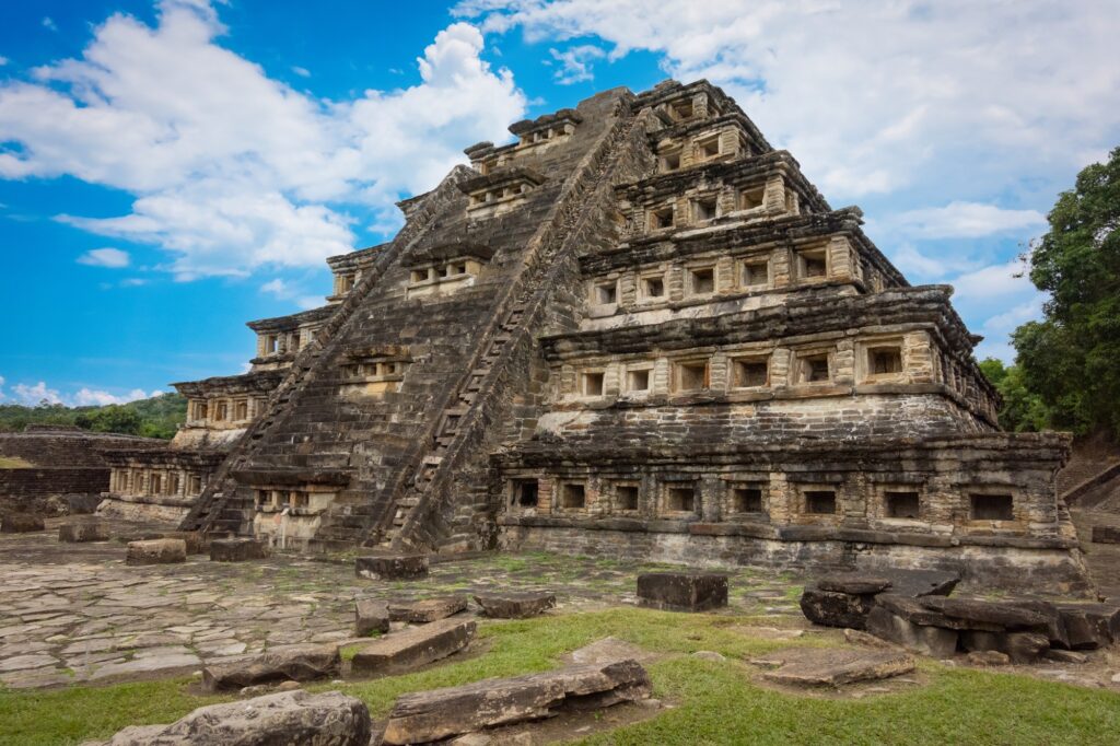 Pyramid of the Niches at Sunset