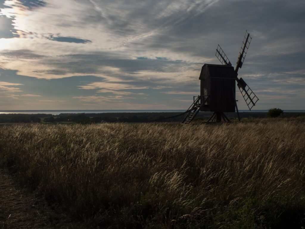 6 Enchanting Old Windmills You Have to See 4 Silhouetted windmill, Oland, Sweden
