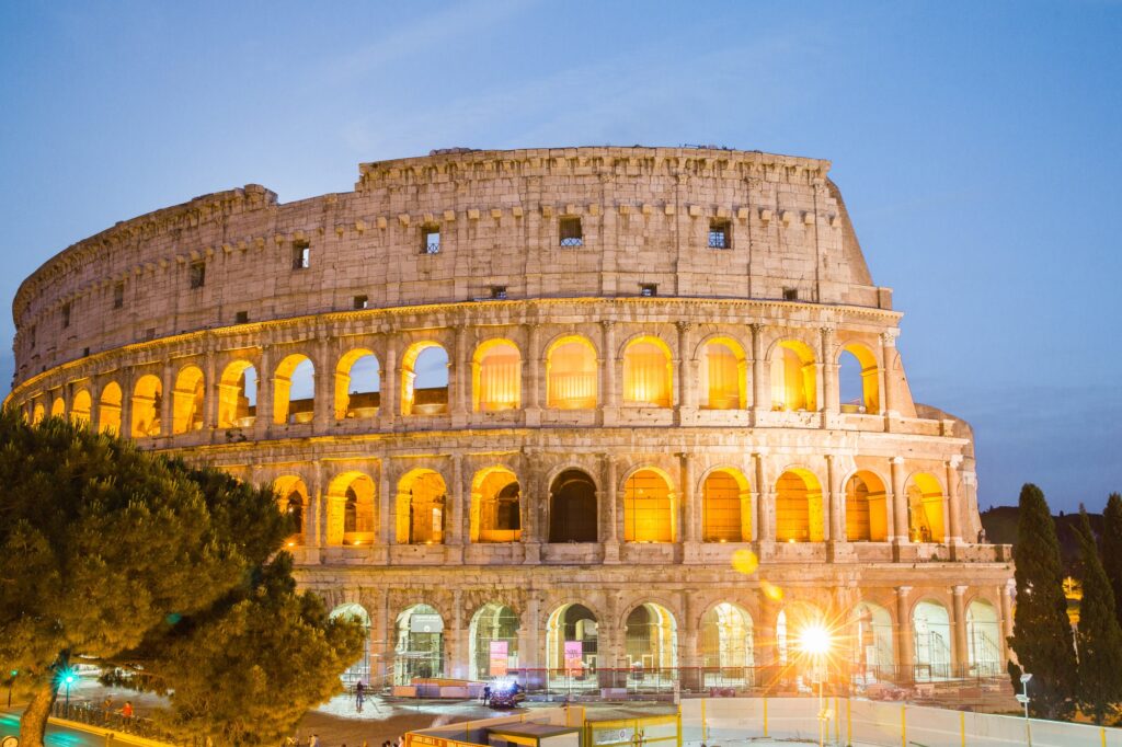 10 Legendary Roman Amphitheaters You Must Explore 2 The Roman Colosseum at dusk