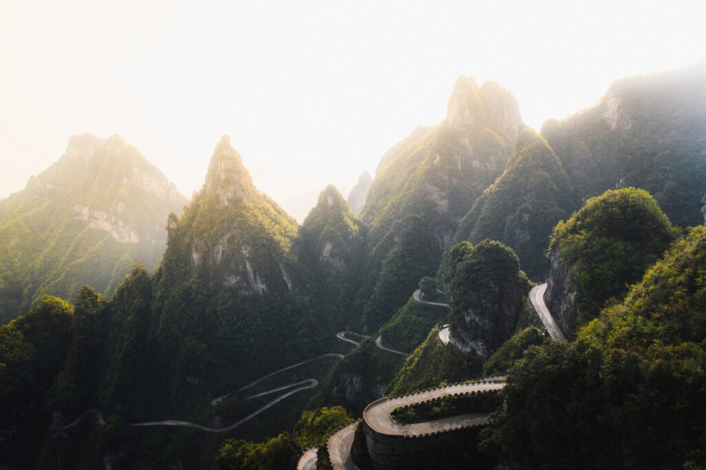 Explore China's Hidden Gems: 14 Must-Visit Destinations for Your Next Adventure 15 Tianmen Mountain road
