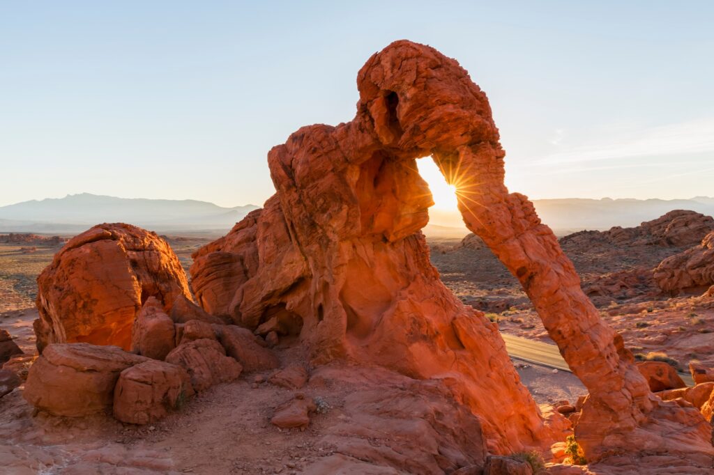Discover Nevada: Top 10 Must-Visit Destinations for an Unforgettable Adventure 4 USA, Nevada, Valley of Fire State Park, Elephant Rock, sandstone and limestone rocks