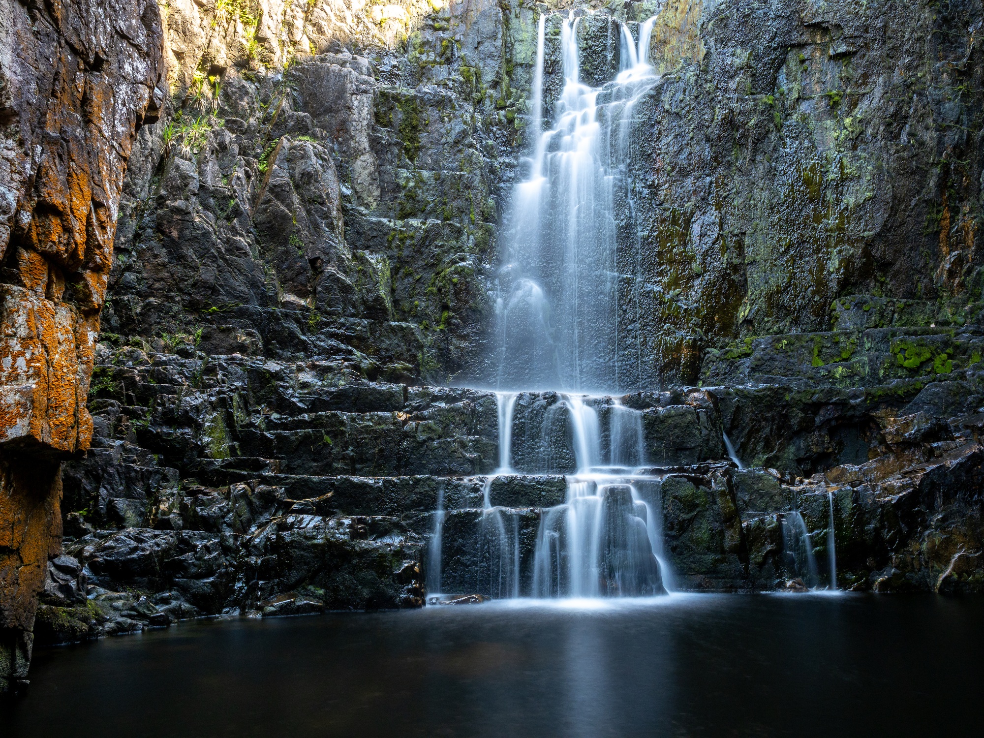 Wailing Widow falls, Scotland