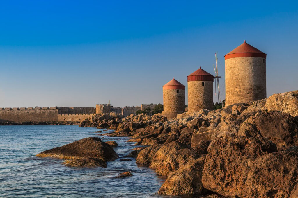 6 Enchanting Old Windmills You Have to See 7 windmills at Rhodes Greece