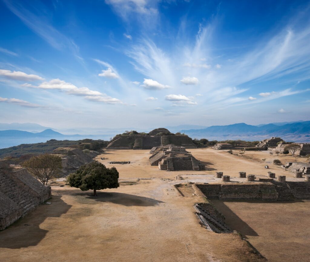 12 Remarkable Step Pyramids Around the World You Must Explore 9 Ancient ruins on plateau Monte Alban in Mexico