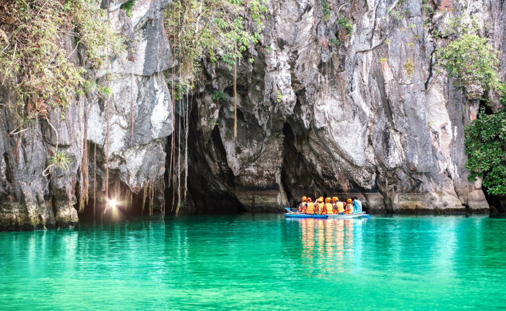 10 Enchanting Tourist Attractions in the Philippines You Can't Miss 3 Cave entrance of Puerto Princesa subteranean underground river in Palawan Philippines