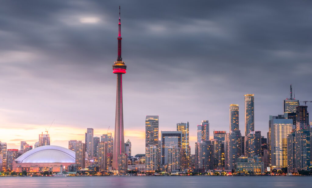 14 Iconic Towers from Around the Globe That Will Take Your Breath Away 7 Toronto city skyline at night, Ontario, Canada