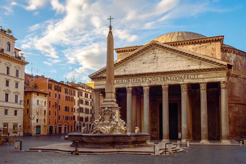 13 Enchanting Attractions in Rome You Must Experience 4 View of Pantheon basilica in centre of Rome