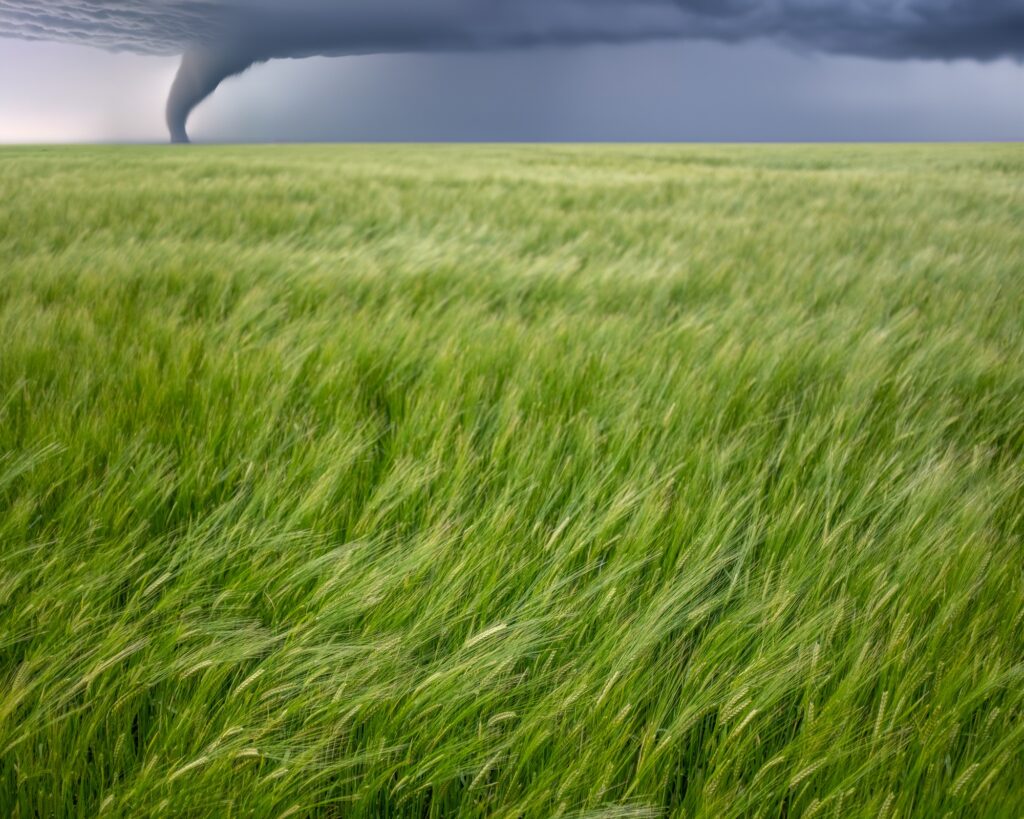 10 Fascinating Flattest States in America to Explore 6 Wheat Field Twister In Kansas